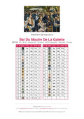 Thumbnail for Bal Du Moulin De La Galette timanttimaalauksen värikartta – 35 DMC-väriä