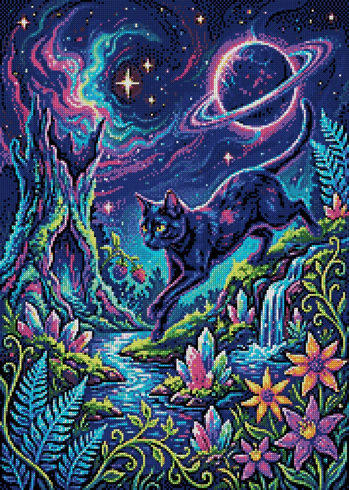 Timanttikuvio - Berries and Stars
