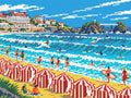 Thumbnail for Biarritz Swell in August, 40x30 cm timanttimaalaus – lopullisen kuvion esikatselu