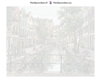 Thumbnail for Numeroitu kangas - Bicycles by Canal 50x40cm