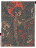 Thumbnail for Blood Moon timanttimaalauksen liimapintainen canvas 60x80cm