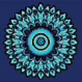 Thumbnail for Timanttikuvio - Mystic Blue Mandala