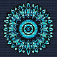 Thumbnail for Timanttikuvio - Mystic Blue Mandala