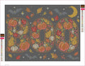 Thumbnail for BOO Lettering in Autumn Harvest timanttimaalauksen liimapintainen canvas 40x30cm