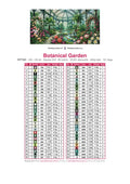 Thumbnail for Botanical Garden timanttimaalauksen värikartta – 60 DMC-väriä