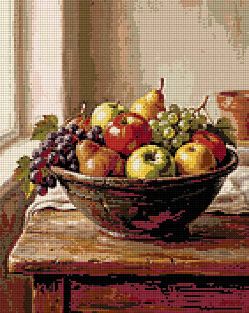Timanttikuvio - Bowl of Fruit