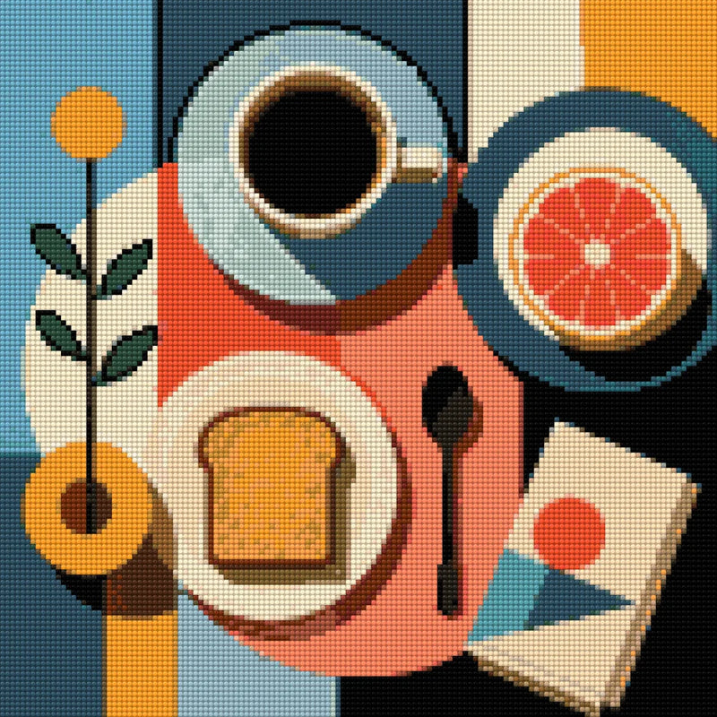 Timanttikuvio - Breakfast Flat Lay