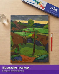 Thumbnail for Valmiin numeromaalauksen havainnekuva - Breton Landscape 40x50cm