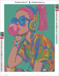 Thumbnail for Bubblegum Pop timanttimaalauksen liimapintainen canvas 30x40cm