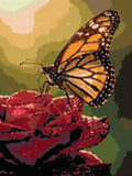 Thumbnail for Timanttikuvio - Butterfly on Rose