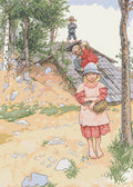 Thumbnail for Kellarin luona, Larsson, 50x70 cm timanttimaalaus – lopullisen kuvion esikatselu