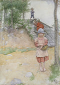 Thumbnail for Kellarin luona, Larsson, 50x70 cm timanttimaalaus – alkuperäinen kuva, josta kuvio on tehty