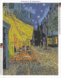 Thumbnail for Cafe Terrace At Night timanttimaalauksen liimapintainen canvas 50x65cm