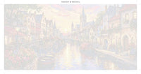Thumbnail for Numeroitu kangas - Canal Bridge at Sunset 120x60cm