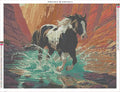 Thumbnail for Canyon Run timanttimaalauksen liimapintainen canvas 80x60cm