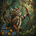 Thumbnail for Timanttikuvio - Cat with Bow