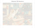 Thumbnail for Numeroitu kangas - Cat with Christmas Ornaments 40x30cm