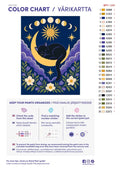 Thumbnail for Numeromaalaus: Värikartta ja ohjeet - Celestial Cat 30x40cm