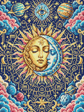 Thumbnail for Celestial Sun and Moon Tarot, 30x40 cm timanttimaalaus – lopullisen kuvion esikatselu