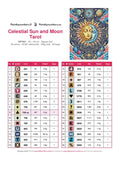Thumbnail for Celestial Sun and Moon Tarot timanttimaalauksen värikartta – 30 DMC-väriä