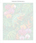 Thumbnail for Numeroitu kangas - Chameleon and Orchids 40x50cm