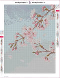 Thumbnail for Cherry Blossom Branch timanttimaalauksen liimapintainen canvas 30x40cm