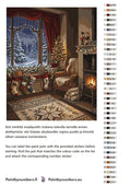 Thumbnail for Värikartta ja ohjeet - Christmas Living Room Scene 40x50cm