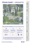 Thumbnail for Paint by numbers color chart - Church in Cassone - väriluettelo ja ohjeet