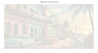 Thumbnail for Numeroitu kangas - Classic Cars on Havana Street 80x40cm