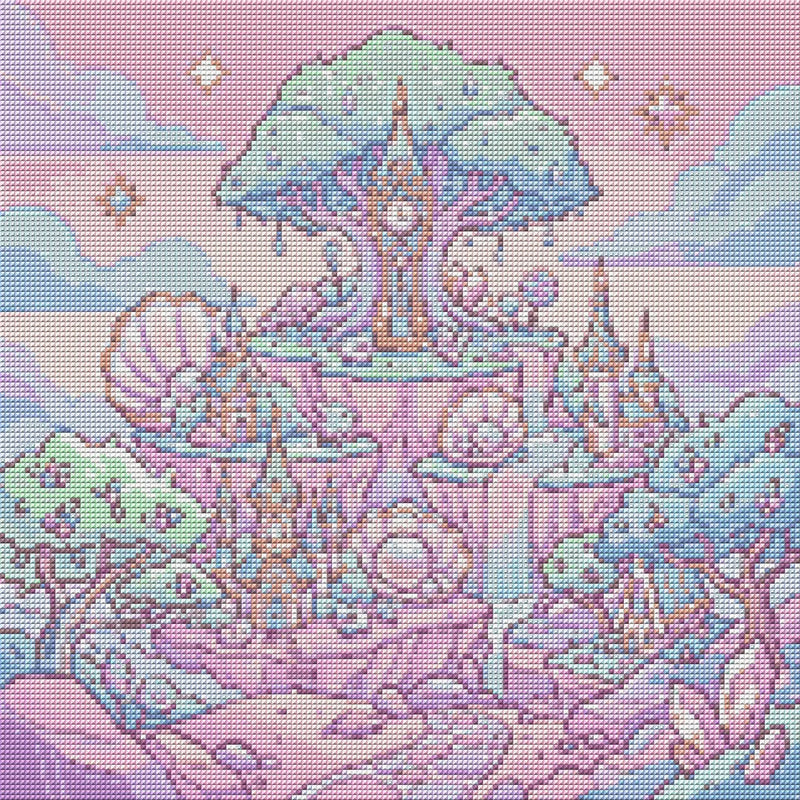 Timanttikuvio - Clock Tree