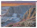 Thumbnail for Coastal Cliffs at Sunset timanttimaalauksen liimapintainen canvas 80x60cm