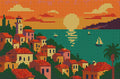 Thumbnail for Timanttikuvio - Coastal Village Sunset