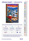 Thumbnail for Numeromaalaus: Värikartta ja ohjeet - Cocoa above the Rooftops 40x60cm