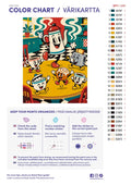 Thumbnail for Numeromaalaus: Värikartta ja ohjeet - Coffee Pot Jamboree 30x40cm