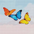 Thumbnail for Timanttikuvio - Colorful Butterflies