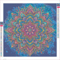 Thumbnail for Colorful Mandala timanttimaalauksen liimapintainen canvas 40x40cm