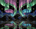 Thumbnail for Timanttikuvio - Geometric Aurora