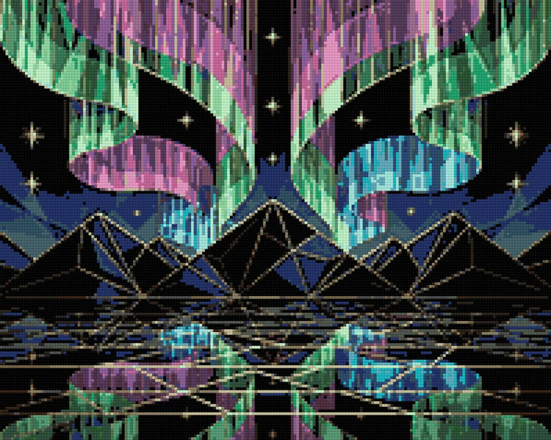 Timanttikuvio - Geometric Aurora