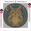 Thumbnail for Copper Owl timanttimaalauksen liimapintainen canvas 20x20cm