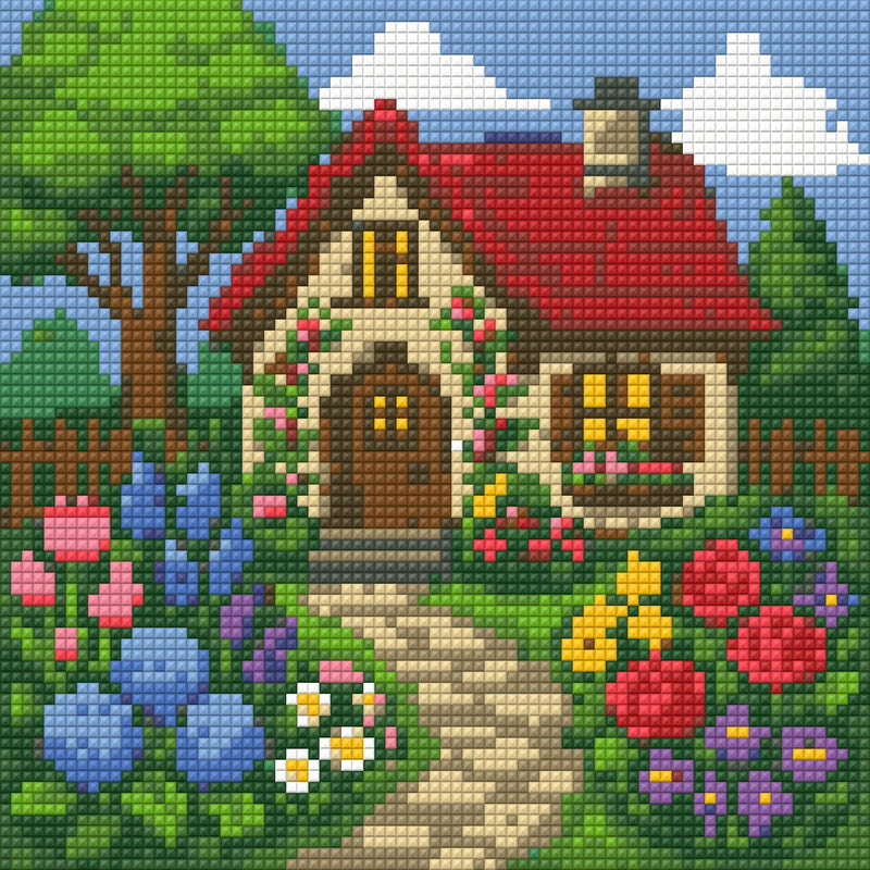 Timanttikuvio - Cottage Garden