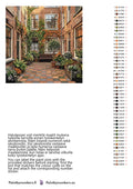 Thumbnail for Värikartta ja ohjeet - Courtyard with Bench and Plants 50x50cm