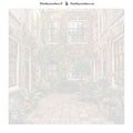 Thumbnail for Numeroitu kangas - Courtyard with Bench and Plants 50x50cm