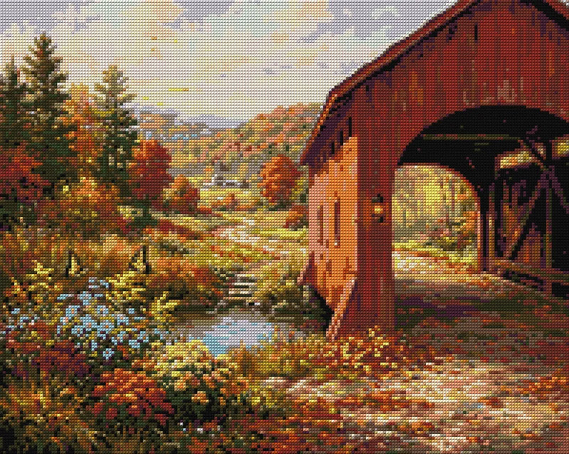 Timanttikuvio - Covered Bridge