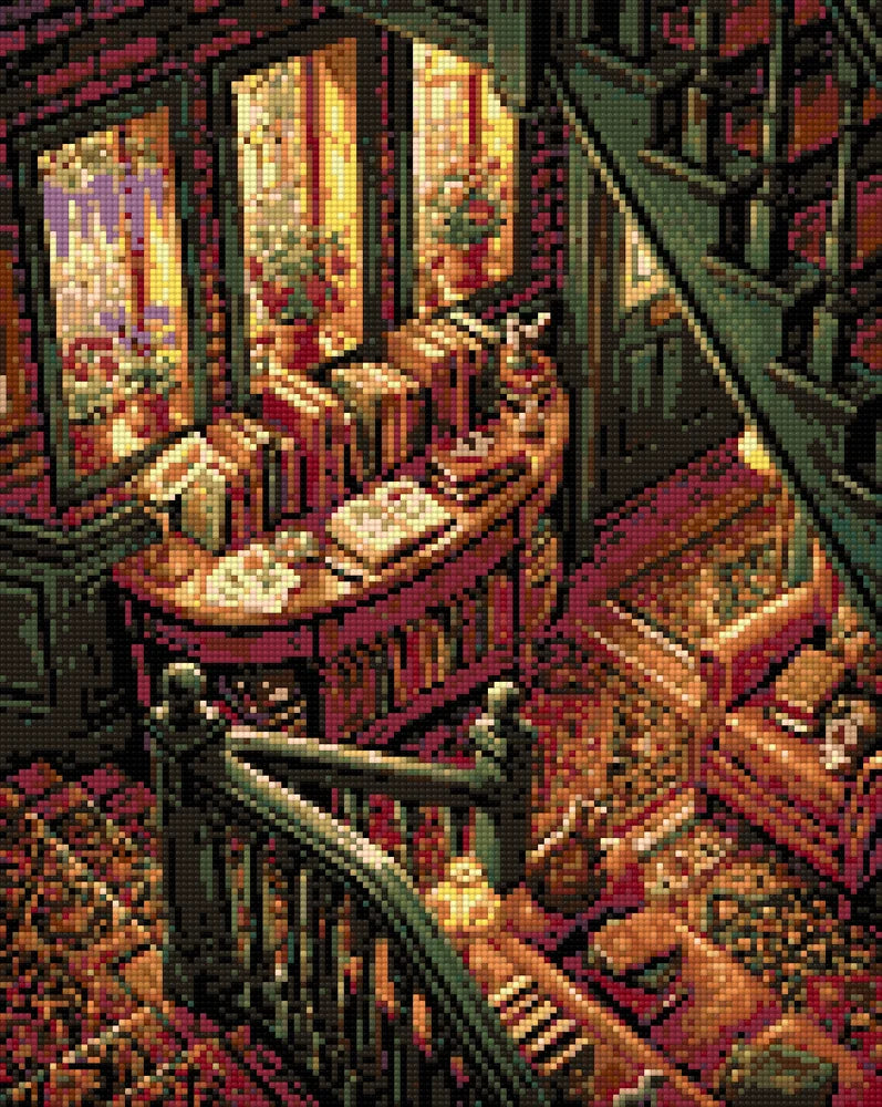 Timanttikuvio - Cozy Stairway