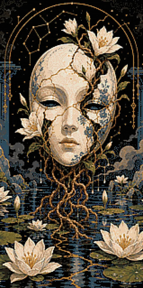 Timanttikuvio - Cracked Mask