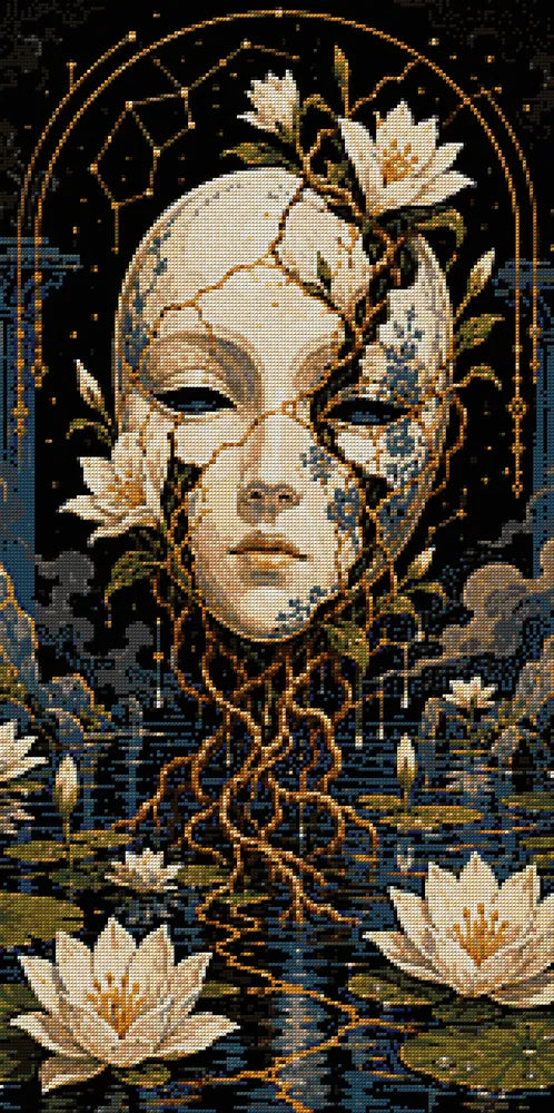 Timanttikuvio - Cracked Mask