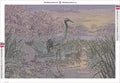 Thumbnail for Crane in Water timanttimaalauksen liimapintainen canvas 60x40cm
