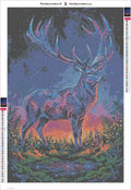 Thumbnail for Crescent Buck timanttimaalauksen liimapintainen canvas 40x60cm