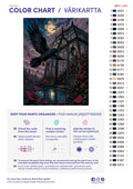 Thumbnail for Värikartta ja ohjeet - Crow and Glasshouse Roses 30x40cm