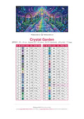 Thumbnail for Crystal Garden timanttimaalauksen värikartta – 40 DMC-väriä